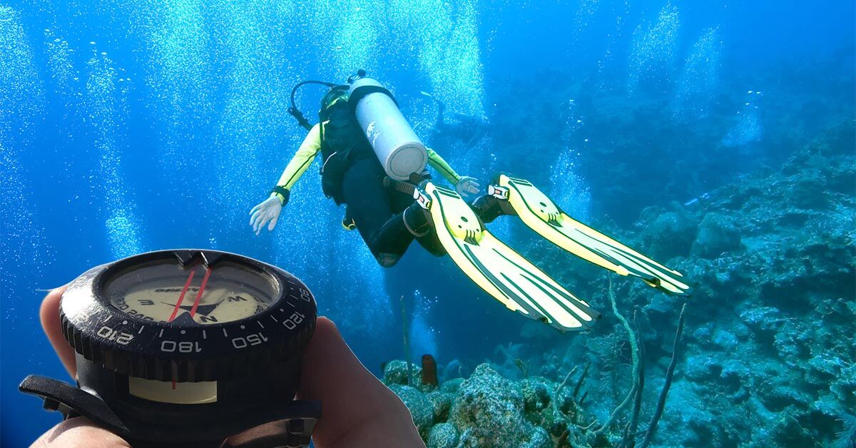 Underwater Navigation: How to use a SCUBA Compass