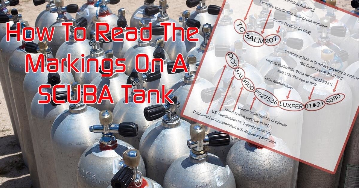 How To Read The Markings On A SCUBA Tank